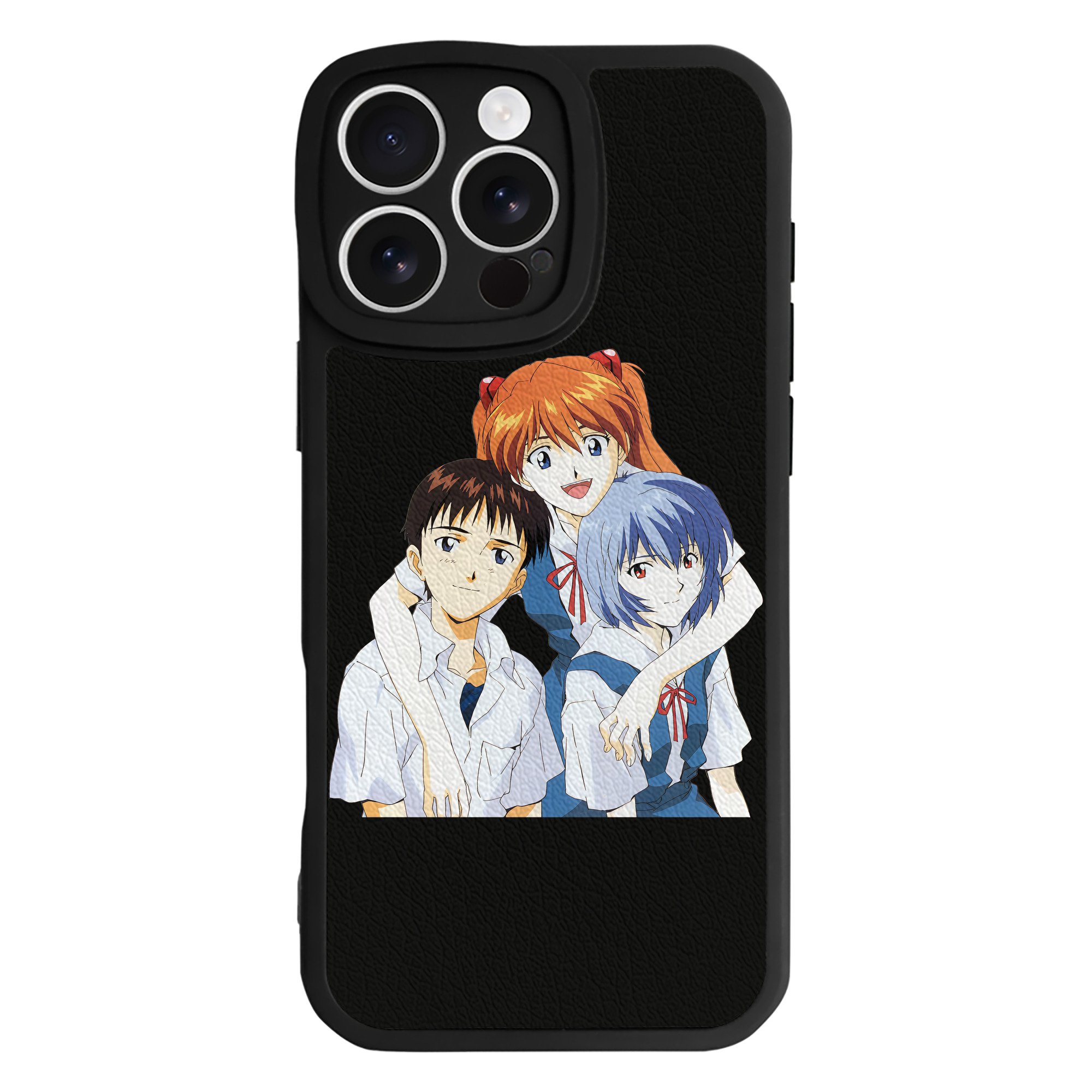 （画像用） EVA 新世紀エヴァンゲリオン 【iPhone 16シリーズ対応】シリコンスマホケース（レザー調） 材質：シリコン